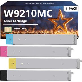 W9210MC W9211MC W9212MC W9213MC Toner Cartridges Compatible for HP, Quality Toner for HP Color Managed MFP E78323dn E78325dn E78330dn Printers, 1 Set
