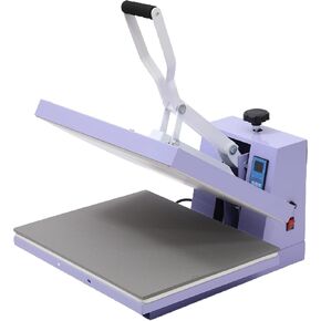16x24 Heat Press, Digital Professional Sublimation Printer, Fast Heating, Industrial Quality with Adjustable Pressure Industrial Digital Heat Transfer Machine Sublimation for T-Shirt, Purple