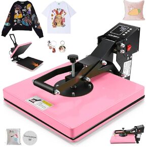 Akeydiy 15x15 Heat Press ، قميص رقمي اضغط على تسخين سريعًا وحتى ، Pro Propen Heat Press Lower Platen Slide Out Heat Transe Sublimation Heat Press Machine for tshirts ، وسادة ، وسادة ، وحقيبة ، وأرجواني