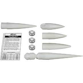 Estes Rockets 3162 NC-50 Nose Cone, for Model Rockets (5 Pack), Brown/A