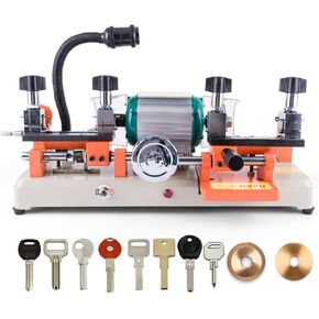 Locksmith Equipment 120W Double Head Key Copy Machine, Horizontal Key Cutting Machine(238BS), Hand Wheel Key Copy Tool