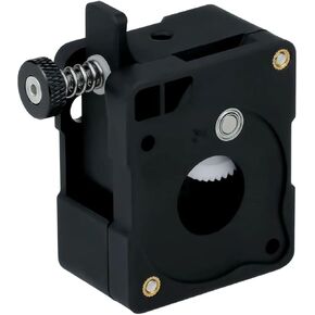 New 3D Printer Accessories, extruder Remote Integrated Reduction Dual Gear Feeding Soft consumables(Extruder Black 1.75mm)