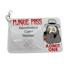 Plague Pass Vaccination Card Holder, Vaccine Document Protector