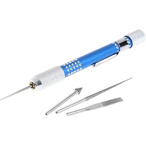 4 in 1 Mini Diamonte Grit Sharpener Needle Set for Jewelry Wood Carving Tools Milling Cutter