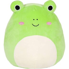 Squishmallow Official Kellytoy Plush Pets Squad Dogs Cats Bunnies Frogs Squishy Soft Plush Toy Animals (Wendy Frog, 7.5 Inch)