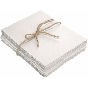 50 Sheets Textured Paper 4 x 6 inch, Cold Press Watercolor Paper 140lb/300 GSM,Textured Handmade Paper for Watercolors,Cards,Crafts,Wedding Invitations