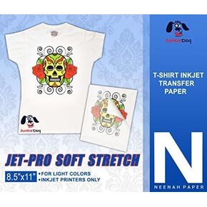 Jet-PRO SS JETPRO SOFSTRETCH Heat Transfer Paper 8.5 X 11" Custom Pack 100 Sheets