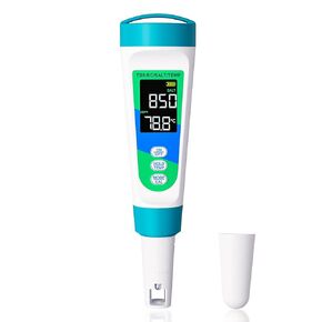 ORP Meter & Hydrogen Water Tester – 7-in-1 Water Quality Tester for Drinking Water, pH, TDS, EC, Temp, Salinity & S.G Monitor, Digital TDS Meter for Home, Hydroponics, Aquarium，Pools