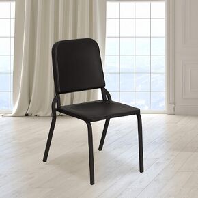 5 Pack Black High Density Stack Melody Band/Music Chair - School & Classroom Chair
