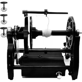 Electric Spinning Wheel, Household Automatic Yarn Winding Machine, Knitting Wool Yarn Winder, Speed Control (Green)