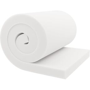 GoTo Foam 2" Height x 12" Width x 24" Length 44ILD (Firm) Upholstery Cushion Made in USA