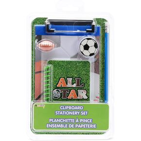 iscream 6.5" x 9" All Star Clipboard Stationery Set with Notebook, Pencil & More!