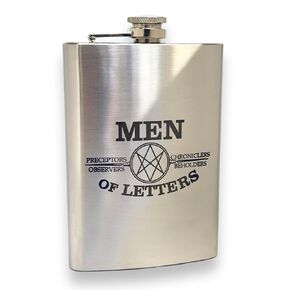 8oz Men of Letters Flask