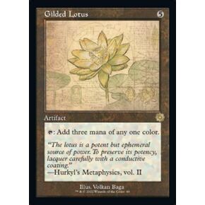 Magic: the Gathering - Gilded Lotus (080) - Schematic - The Brothers' War Retro Artifacts
