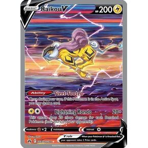 Pokemon - Raikou v GG41/GG70 - Crown Zenith - Galarian Gallery - Ultra Rare Art