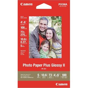 Canon Photo Paper Plus Glossy II, 4 x 6 Inches, 100 Sheets (2311B023)