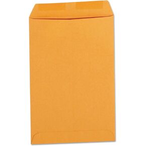Universal UNV40105 24 lbs. Bond Weight #1 Square Flap 6 in. x 9 in. Gummed Closure Catalog Envelope - Brown Kraft (500/Box)