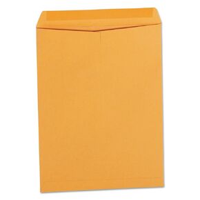 Universal UNV42165 #12-1/2 Square Flap Gummed Closure 9.5 in. x 12.5 in. Catalog Envelopes - Brown Kraft (250/Box)