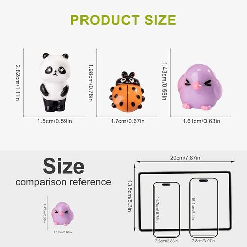 Mini Small Animal Figurines, 54 Pieces Mini Marine Resin Animals, Marine Animals Decorative Decorations, Miniature Landscape Decorative Sets, Fairytale Gardens in Kuwait