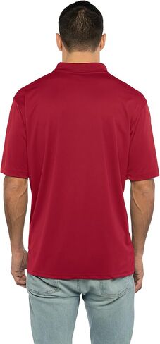 Vantage Apparel Men's Collegiate Premium Moisture Wicking Team Color Icon Polo in Saudi Arabia
