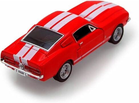 KiNSMART 1967 Ford Shelby Mustang GT500 Blue 1:38 Scale 5 Inch Die Cast Model Toy Race Car w/Pullback Action in Saudi Arabia