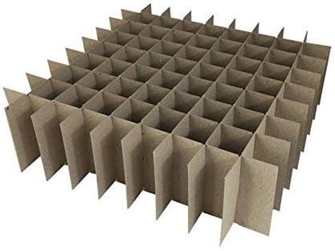 Chipboard Box Dividers 81 Cells for 1 oz (30ml) Boston Round for E-Liquid Juice Vapor Cigarettes, Essential Oils, Cosmetics etc. Fits inside any 12 x 12 box like large flat rate USPS box (20) in Saudi Arabia
