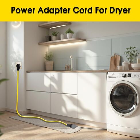 سلك محول شاحن EV من NEMA 10-50P إلى 14-50R مع سلك محول عالي التحمل 6-AWG لشحن Tesla وغيرها من أجهزة الشحن من المستوى 2، 1.5 قدم in Saudi Arabia
