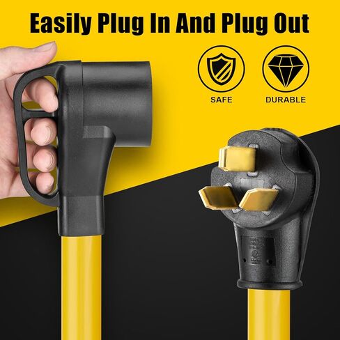 سلك محول شاحن EV من NEMA 10-50P إلى 14-50R مع سلك محول عالي التحمل 6-AWG لشحن Tesla وغيرها من أجهزة الشحن من المستوى 2، 1.5 قدم in Saudi Arabia