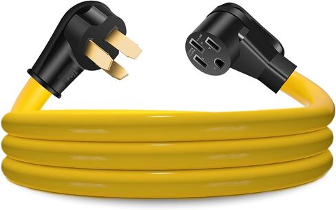 سلك محول شاحن EV من NEMA 10-50P إلى 14-50R مع سلك محول عالي التحمل 6-AWG لشحن Tesla وغيرها من أجهزة الشحن من المستوى 2، 1.5 قدم in Saudi Arabia