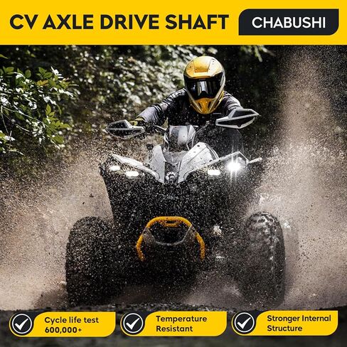 محور السيرة الذاتية الأيمن والأيسر الخلفي لـ Can Am Maverick X3 Turbo Max 2018 2019 2020 XDS/XRC/XMR ATV استبدال عمود المحرك لـ 705502154 705502362 in Kuwait