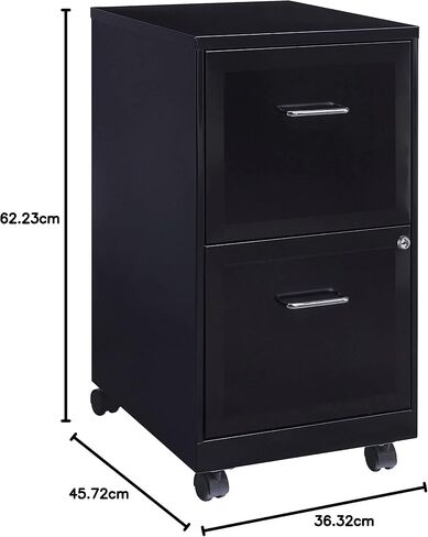 Lorell 2-Drawer Mobile File Cabinet ، Gray- (LLR16873) in Kuwait