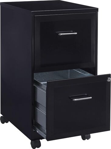 Lorell 2-Drawer Mobile File Cabinet ، Gray- (LLR16873) in Kuwait