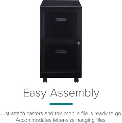 Lorell 2-Drawer Mobile File Cabinet ، Gray- (LLR16873) in Kuwait