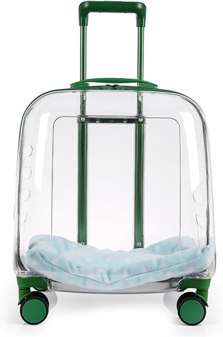 Pet Trolley Case Out and About Portable Cat Bag Pet Luggage Breathable Cat Trolley is Perfect for Travelling/Walking (Color : 03) in Saudi Arabia