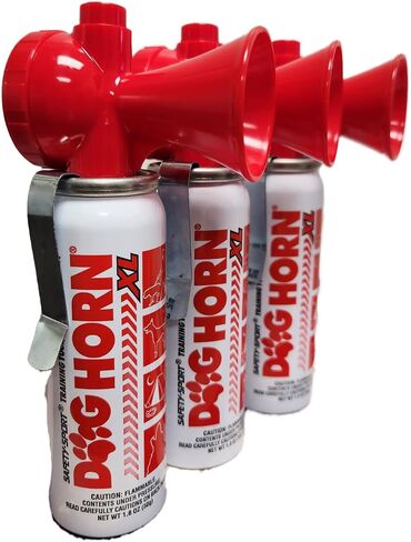 Genuine DOG HORN XL - Pet Training Air Horn. Stop Dog Fights, Scare Coyotes, Bear, & Other Wild Animals! Effective Outdoor Safety Alarm for Hiking, Biking, Camping, Boating, & More! in Saudi Arabia