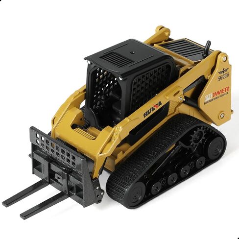Excavator Toy, 1/50 Metal Die-cast Backhoe Front Loader Bulldozer, Construction Vehicle Model Decoration Toy Gift for Boys (Excavator - Yellow) in Kuwait