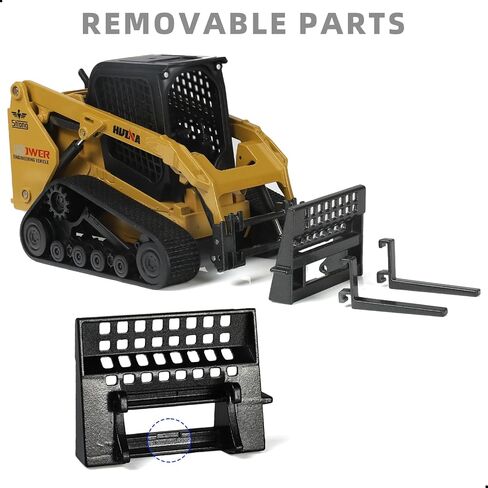 Excavator Toy, 1/50 Metal Die-cast Backhoe Front Loader Bulldozer, Construction Vehicle Model Decoration Toy Gift for Boys (Excavator - Yellow) in Kuwait