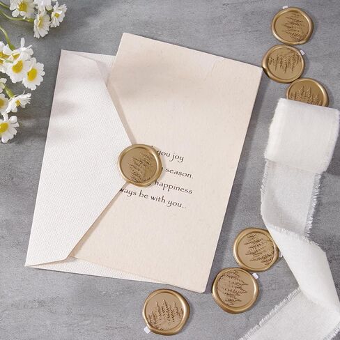 Silver Conch Wax Seal Stickers - 50 PCs Embossed Wax Seals Stickers for Beach Wedding Invitation Accessories, Self Adhesive Stamp Sticker for Envelopes Gift Wrapping Christmas Party in Kuwait
