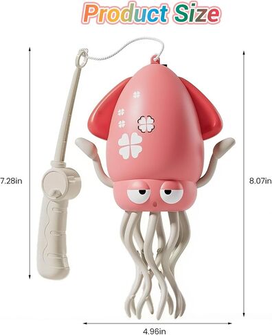 Electric Dancing Octopus Toy, Crawling Musical Toys for Toddlers 3-6 with Automatic Obstacle Avoidance, Baby Light Up Toys for 3 4 5 6 Year Old Boys Girls, Funny Birthday Gifts for Kids (Yellow) in Saudi Arabia