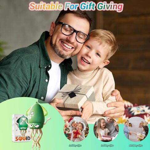 Electric Dancing Octopus Toy, Crawling Musical Toys for Toddlers 3-6 with Automatic Obstacle Avoidance, Baby Light Up Toys for 3 4 5 6 Year Old Boys Girls, Funny Birthday Gifts for Kids (Yellow) in Saudi Arabia