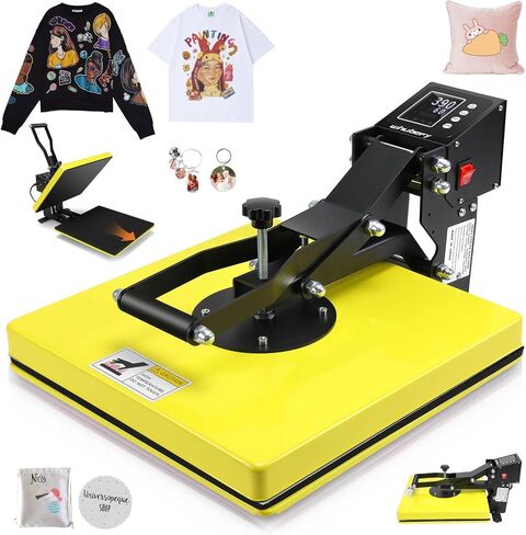 Akeydiy 15x15 Heat Press ، قميص رقمي اضغط على تسخين سريعًا وحتى ، Pro Propen Heat Press Lower Platen Slide Out Heat Transe Sublimation Heat Press Machine for tshirts ، وسادة ، وسادة ، وحقيبة ، وأرجواني in Kuwait