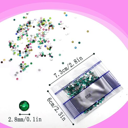 15000 Pieces 30 Color 5D Shiny Resin Diamond Art Painting Beads, Rhinestones Accessories for Crafting, Round Beads Art Replacement for DIY Craft Diamond Art Painting Accessories in Kuwait