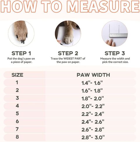 Dog Booties,Waterproof Dog Shoes for Large Medium Small Dogs,Suitable for Summer Hot Pavement,Adjustable Non-Slip Rubber Paw Protector (Orange, #8 (Width 3.0 inch) for 74-91 lbs) in Kuwait