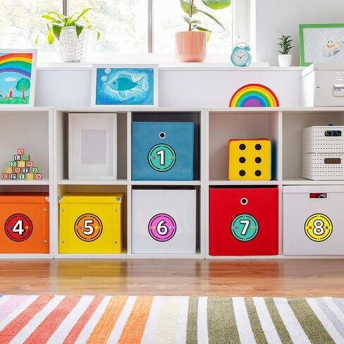 40 Pieces Dry Erase Circle Dots, 6 Inches Multicolor Vinyl Line Up Spots Self Adhesive Classroom Floor Stickers for Preschool Kindergarten Elementary Teachers in Saudi Arabia