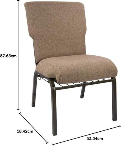 Flash Furniture Advantage Fossil Discount Church Chair - 21 in. Wide in Saudi Arabia