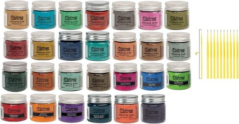 New Ranger Tim Holtz Provessing Glaze - يتضمن عروض PTP Flash عصي مزج (6 BOLD COLLECTRY) in Kuwait