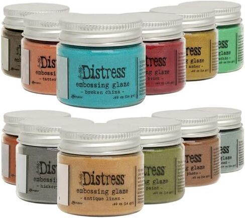 New Ranger Tim Holtz Provessing Glaze - يتضمن عروض PTP Flash عصي مزج (6 BOLD COLLECTRY) in Kuwait
