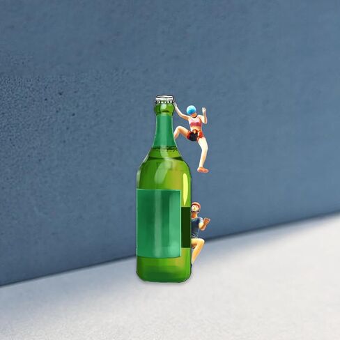 Milageto 1/87 أرقام تسلق الصخور مجموعات المناظر الطبيعية الدقيقة Dioramas Desktop Resin Resin People Model Miniature Decor in Kuwait