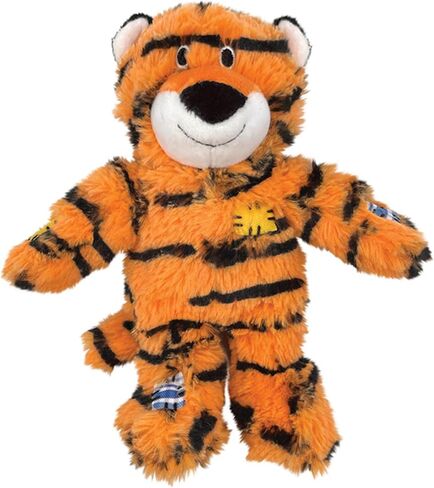 KONG Wild Knots Dog Toys 3 Pack – Bear, Giraffe & Tiger – Durable Plush Toys with Internal Knotted Rope & Squeaker – Soft Outside, Tough Inside – Ideal for Tugging & Chewing (Small/Medium) in Saudi Arabia