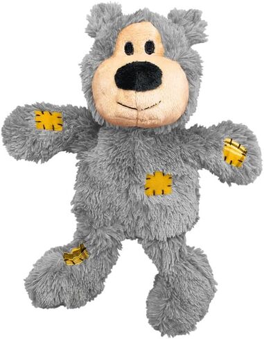 KONG Wild Knots Dog Toys 3 Pack – Bear, Giraffe & Tiger – Durable Plush Toys with Internal Knotted Rope & Squeaker – Soft Outside, Tough Inside – Ideal for Tugging & Chewing (Small/Medium) in Saudi Arabia